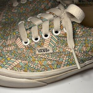 Vans Geometric Pastel Sneakers size 8.5